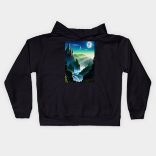 mountain landscape Kids Hoodie